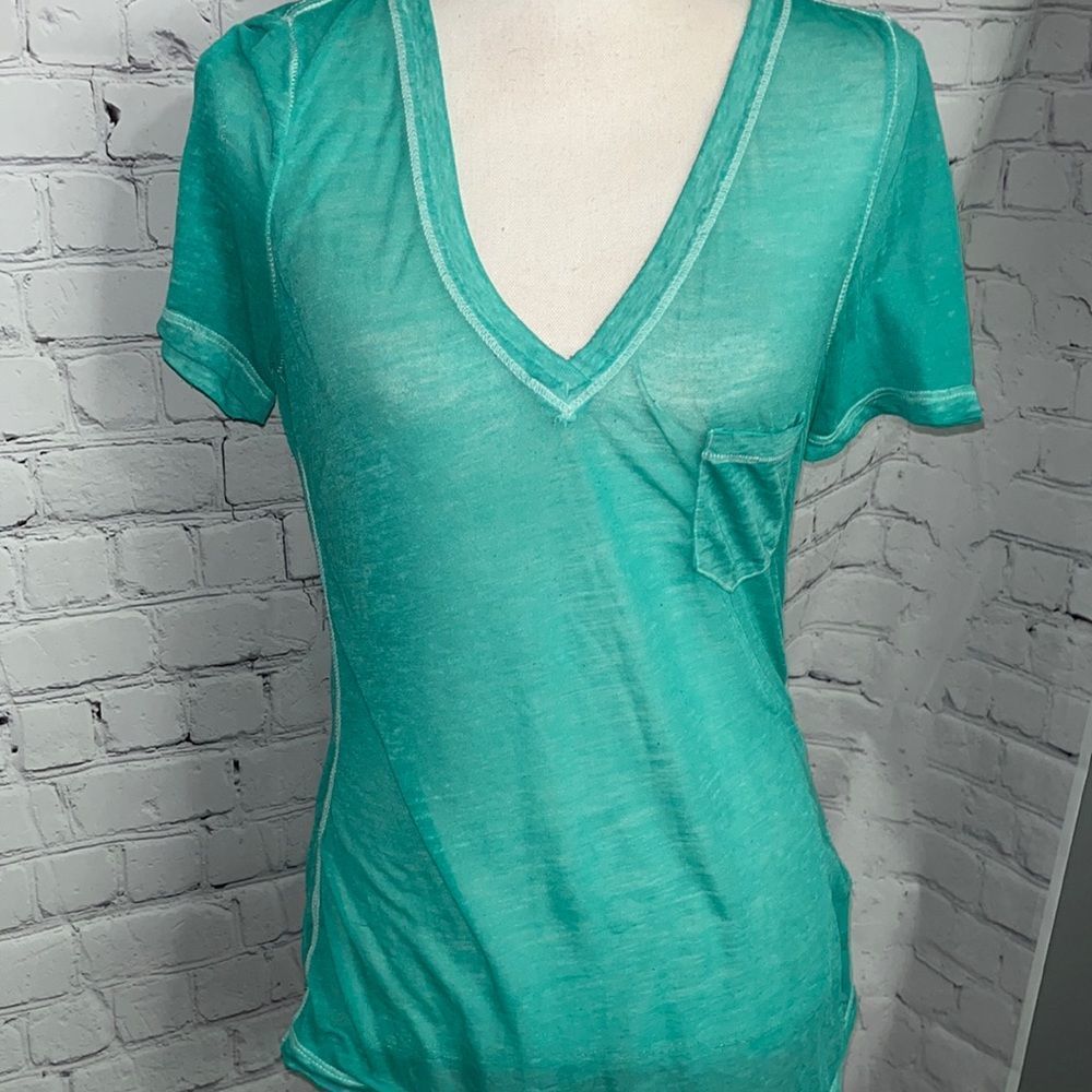 Aeropostale - mint green - t shirt - M